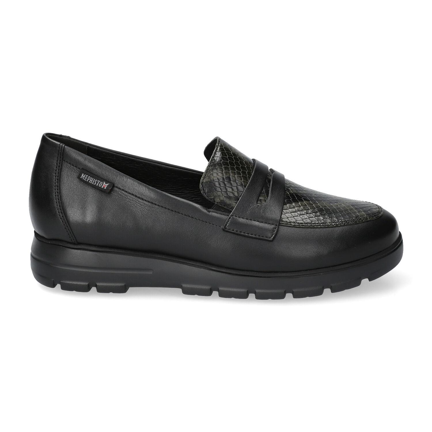 mocassins femme modèle Carima noir - Mephisto